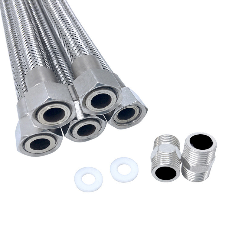 Nut Metal Stainless Steel Braided Flexible Hose Pipe Customized Diameter 8-850mm