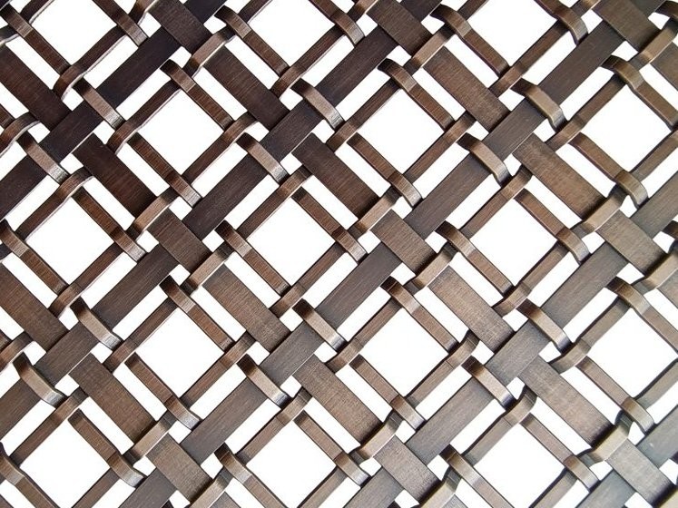 Decorative Strong Flat Woven Metal Mesh Architectural Stainless Steel Wire Mesh