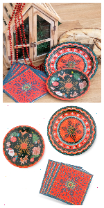 Christmas paper plates and napkins