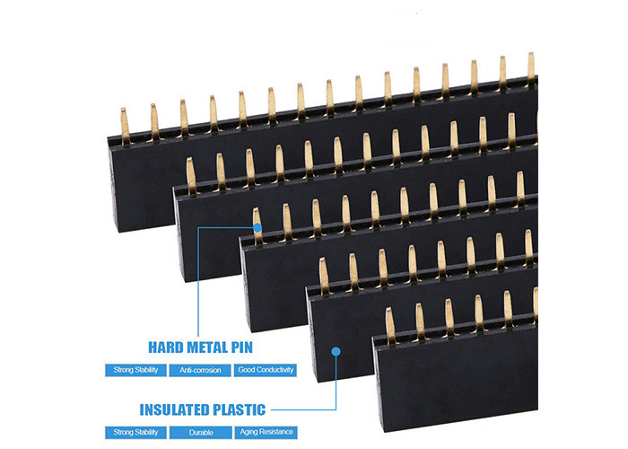 Straight Single Row PCB Board Female Pin Header Strip Starter Kit For Arduino 120pcs