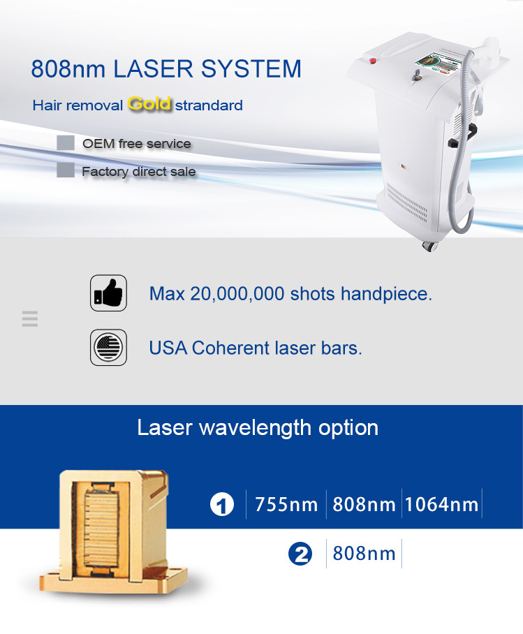 Stable Function And Protection Depilation Diode Hair Removal Machine