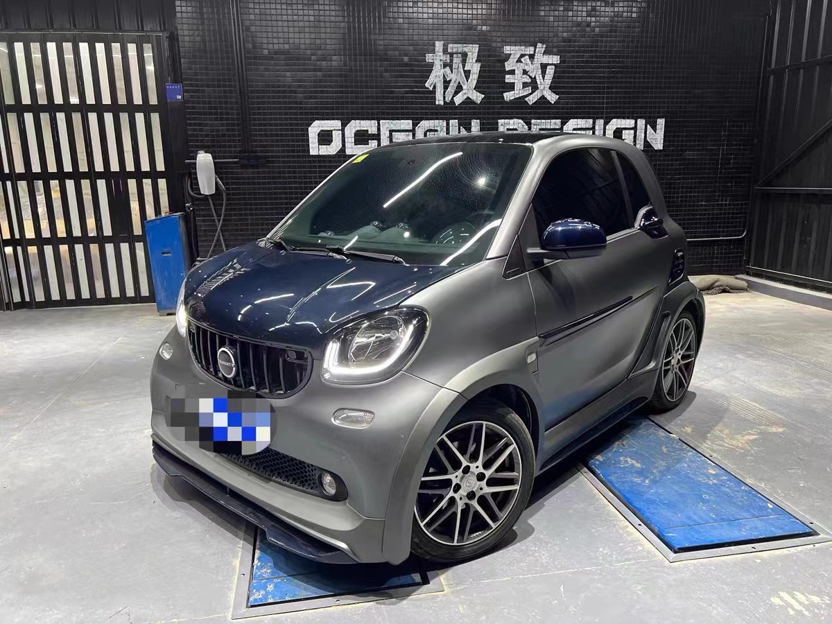 For Mercedes SMART Carbon Fiber Body Kit SMART Upgrades MSY-style Carbon Fiber Front Lip Diffuser Spoiler Widebody Kit