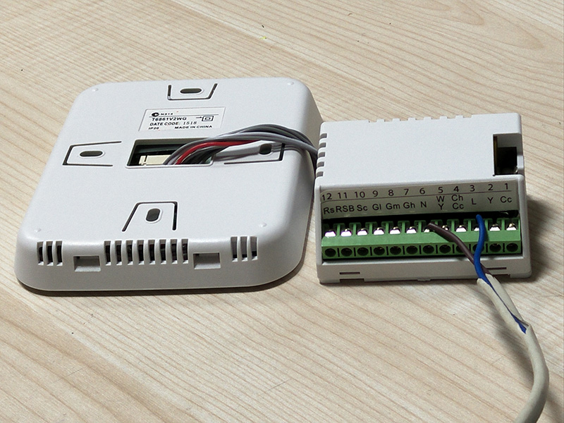 Honeywell Digital Air Conditioner Fan Coil Room Thermostat T6861V2WG Temperature Controller