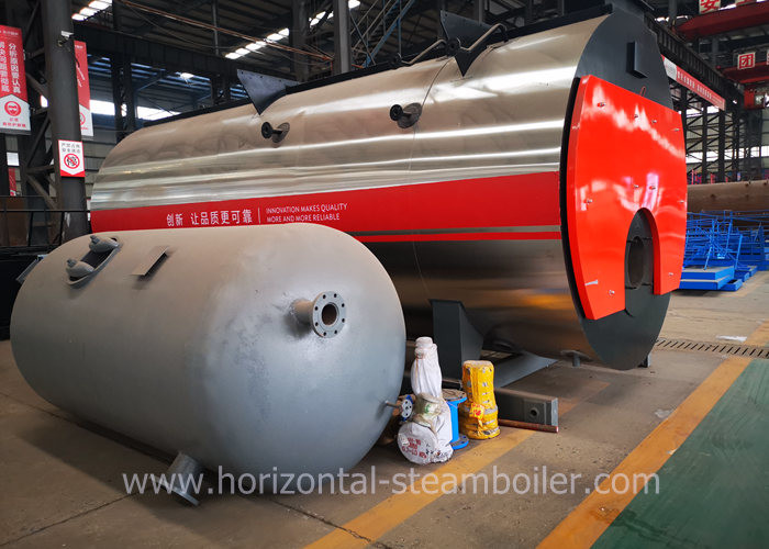 10 Ton Gas Fired Steam Boiler 10000Kg/Hr Running Low Consumption Fuel
