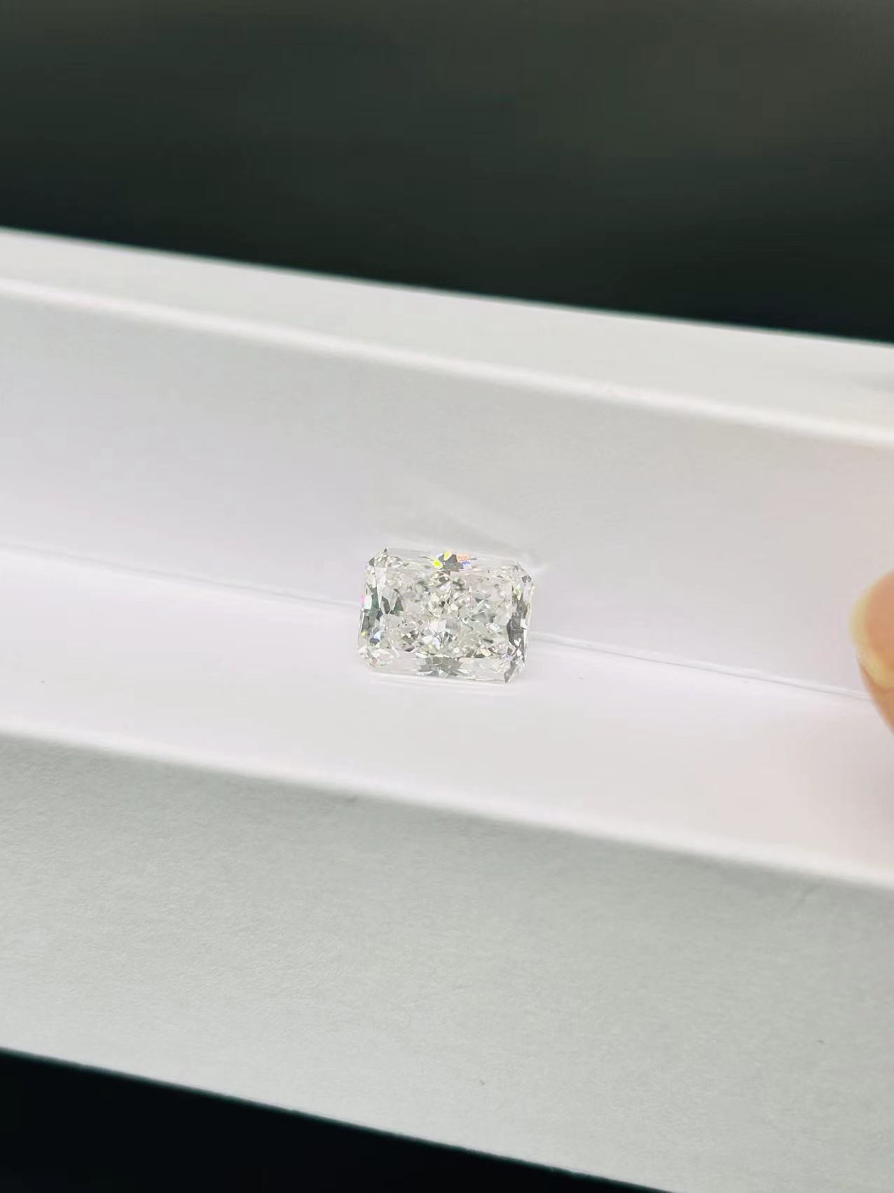 ZKZ Diamonds Carbon Lab Grown Radiant Cut Loose Diamonds