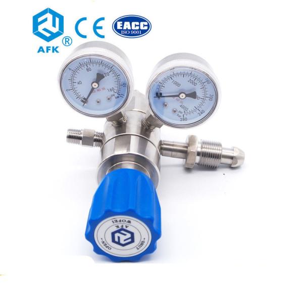 Durable Stainless Steel Pressure Regulator 0~250 Psig Outlet Pressure For