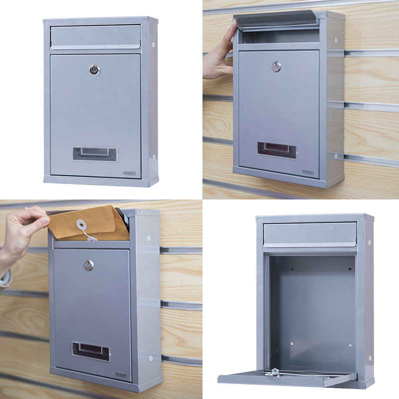Modern Style Garden Residential Mailboxes With Multi Color 320x215x85mm