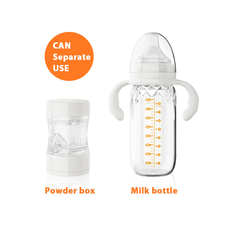 Anti Colic Stand Neck Night feeding Baby Bottle multi-function Formula Making / Mixing / Dispenser Baby Bottles 240ml