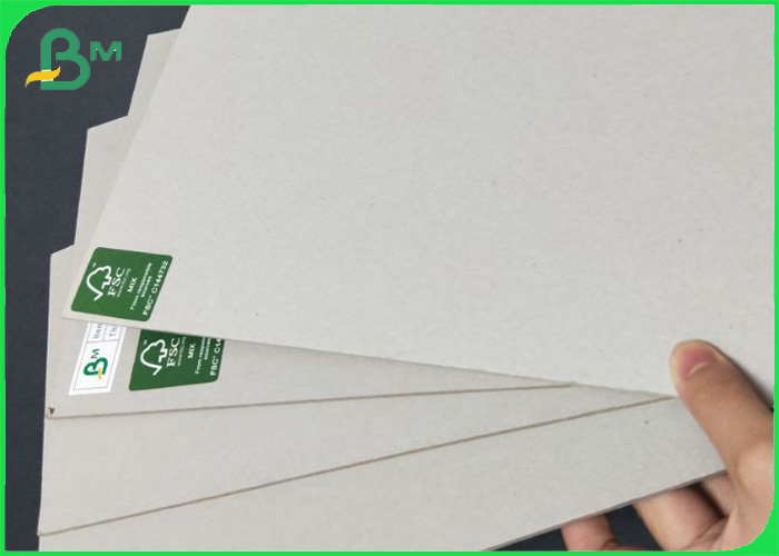 High Stiffness 2.0 / 2.5MM Thickness Grey Chipboard & Straw Board For Storage Box