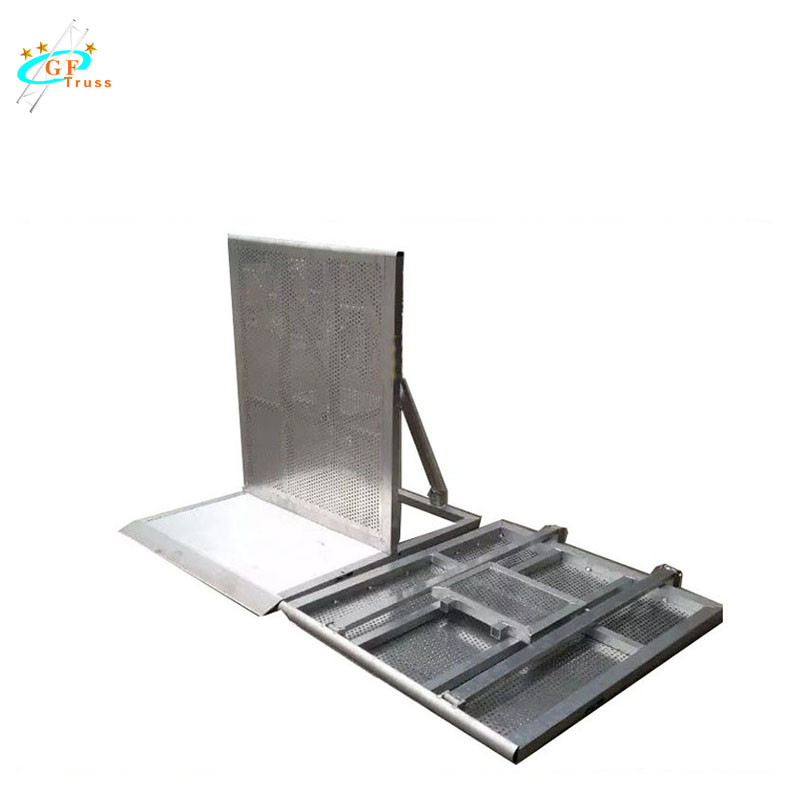 Ensure Safety 1M*1.2M*1.2M Aluminum Finish Stage Barriers