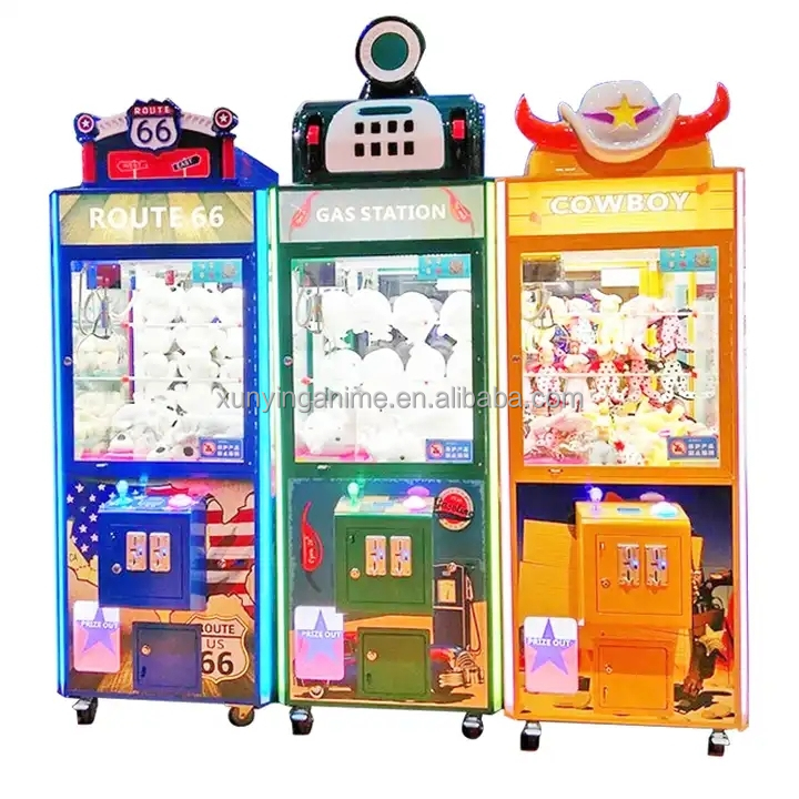 Coin Operated Giant Claw Machine Crane Claw Vending Machines for Sales Affordable