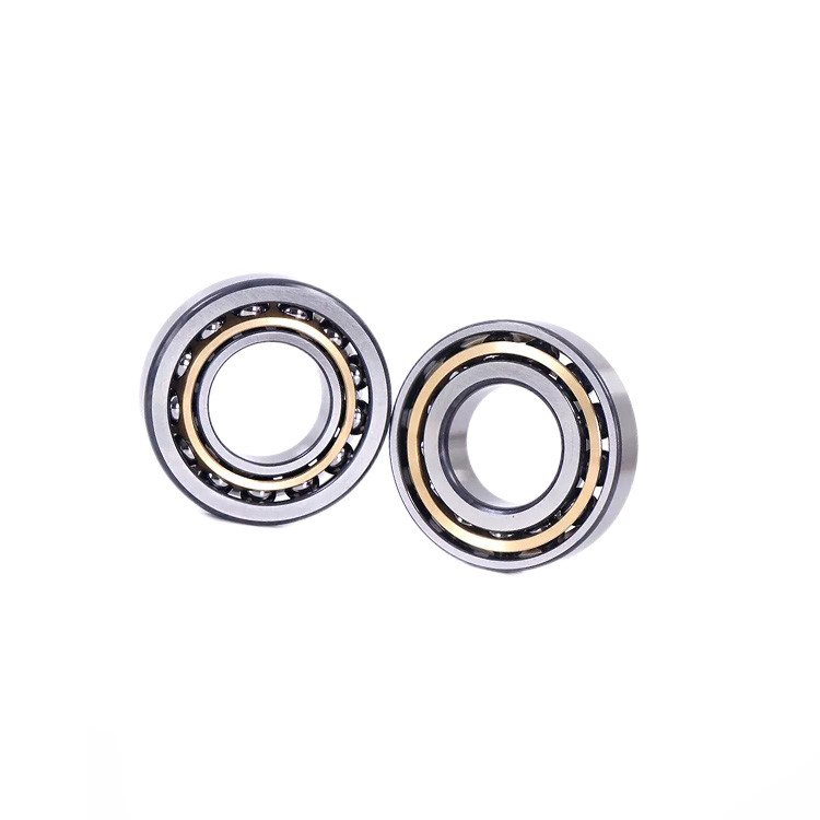 Low Noise Chrome Steel Sealed Angular Contact Bearings Custom High Speed 7208