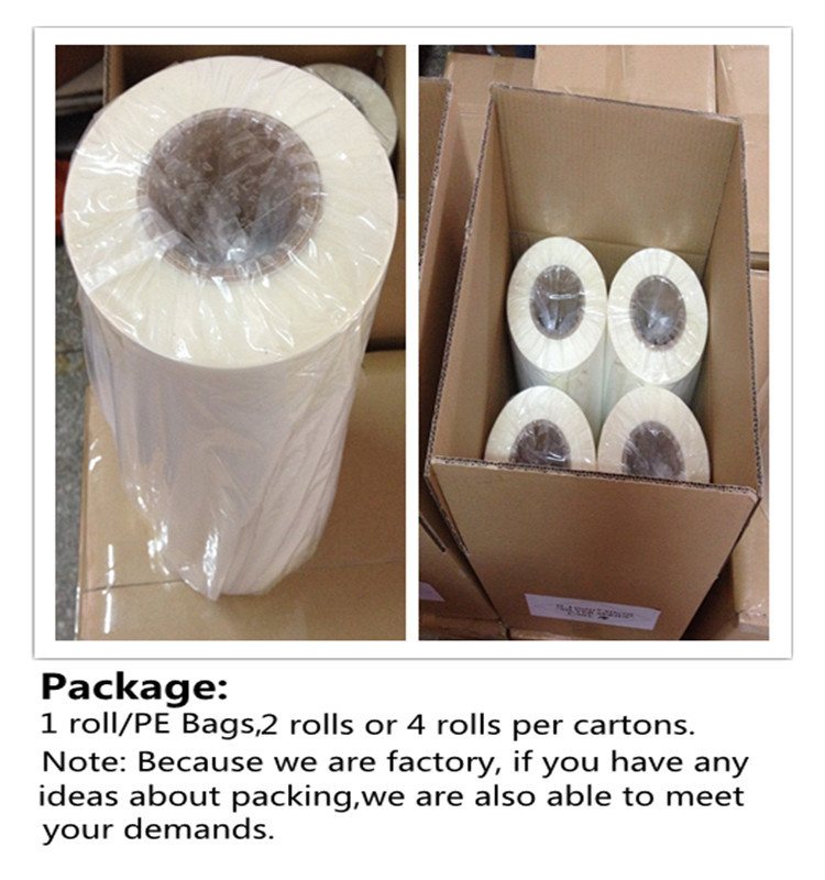 Transparent PO Hot Melt Adhesive Film 0.12mm 0.15mm ROHS