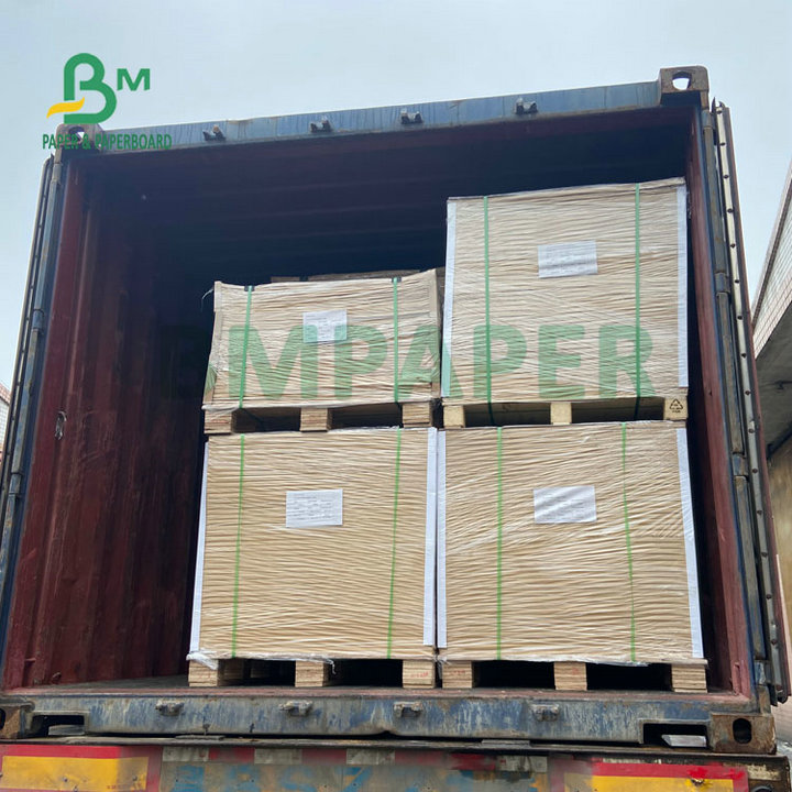 High Pulp White Coated Board Blue Core Cardboard 280gsm 300gsm 