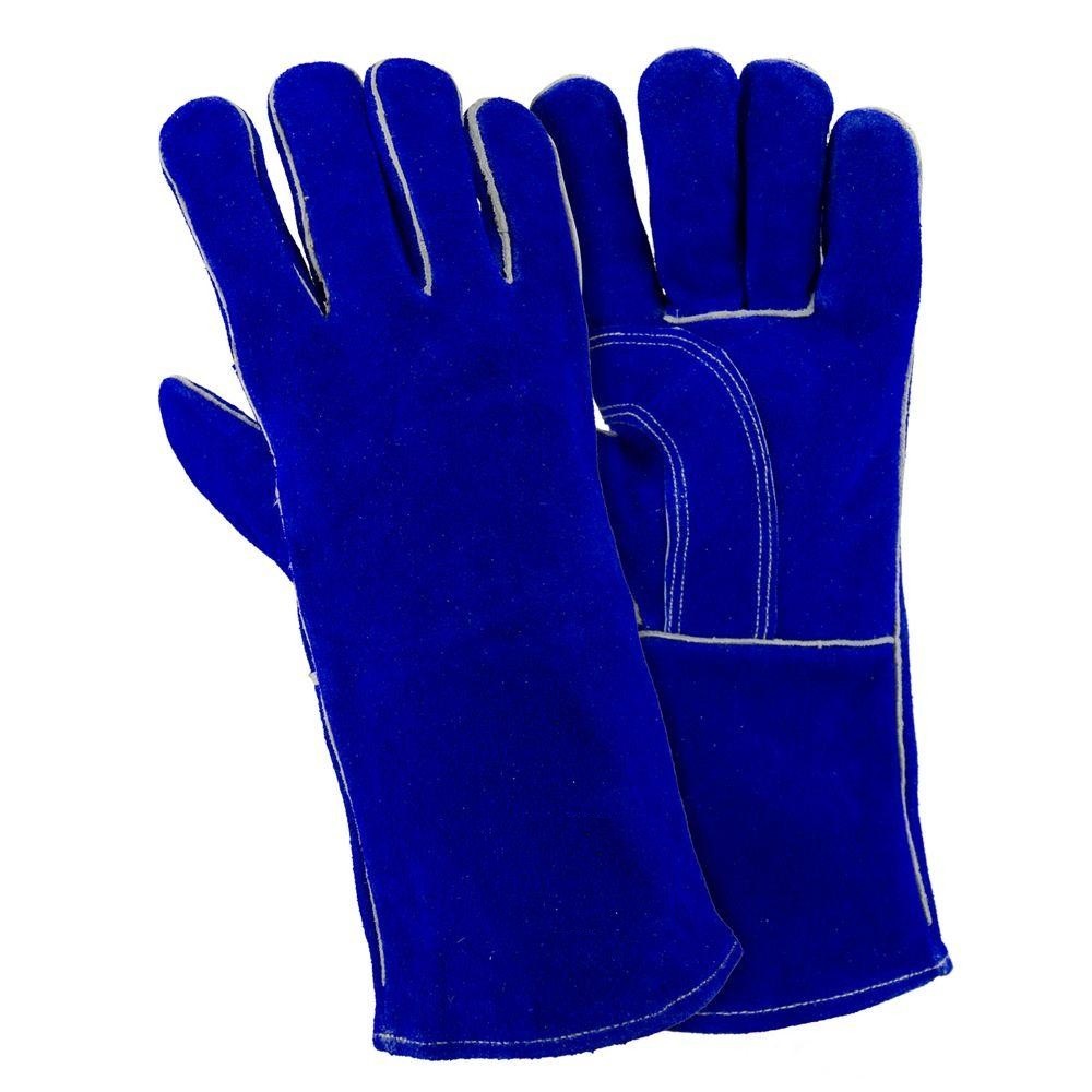 Thickened Wear-Resistant And Heat-Insulating Two-Layer Full Cowhide Welding Safety Gloves