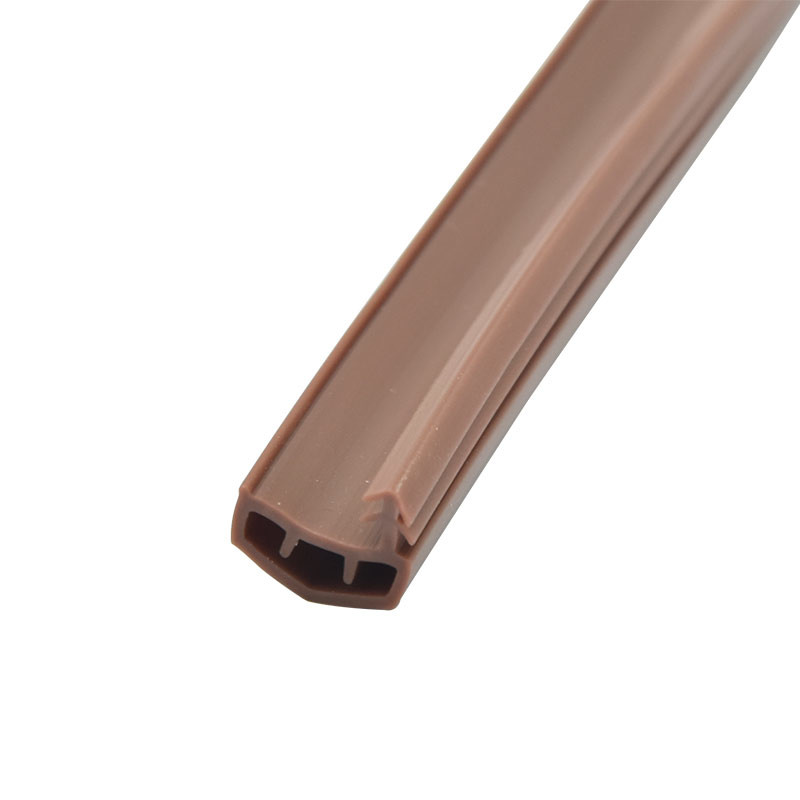 12*6mm Anti Collision PVC Rubber Strip Wooden Door Seal Strip P1809