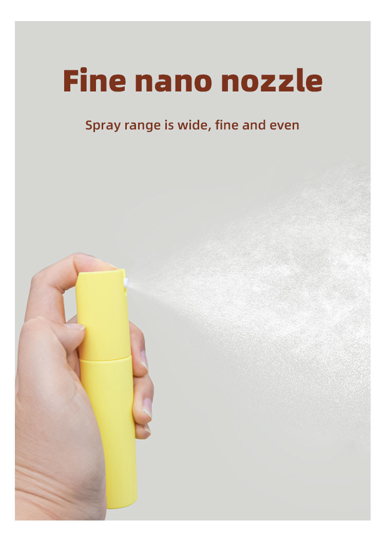 Travel Moisture Nano Fine Mist Spray Bottles 30ml PP Spray Pump Bottle For Skincare