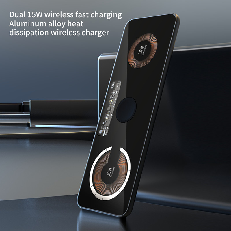 Wholesale 15 W Extremely Thin Qi Wireless Charger Pad For Iphone And Watch Earphone