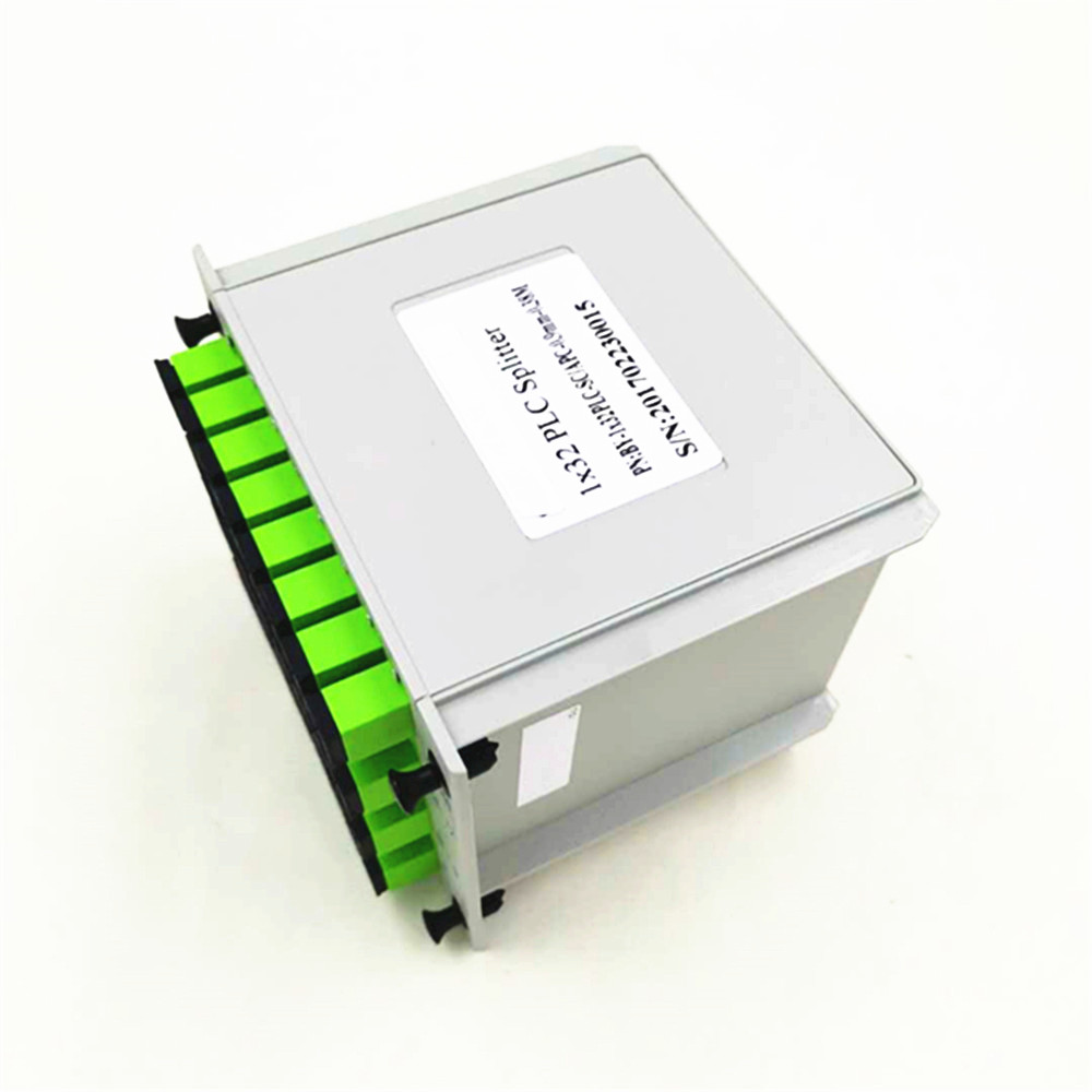 Fast Delivery Mini Module Steel Tube Type Fiber Optical Splitter 1*32 White odf plc splitter