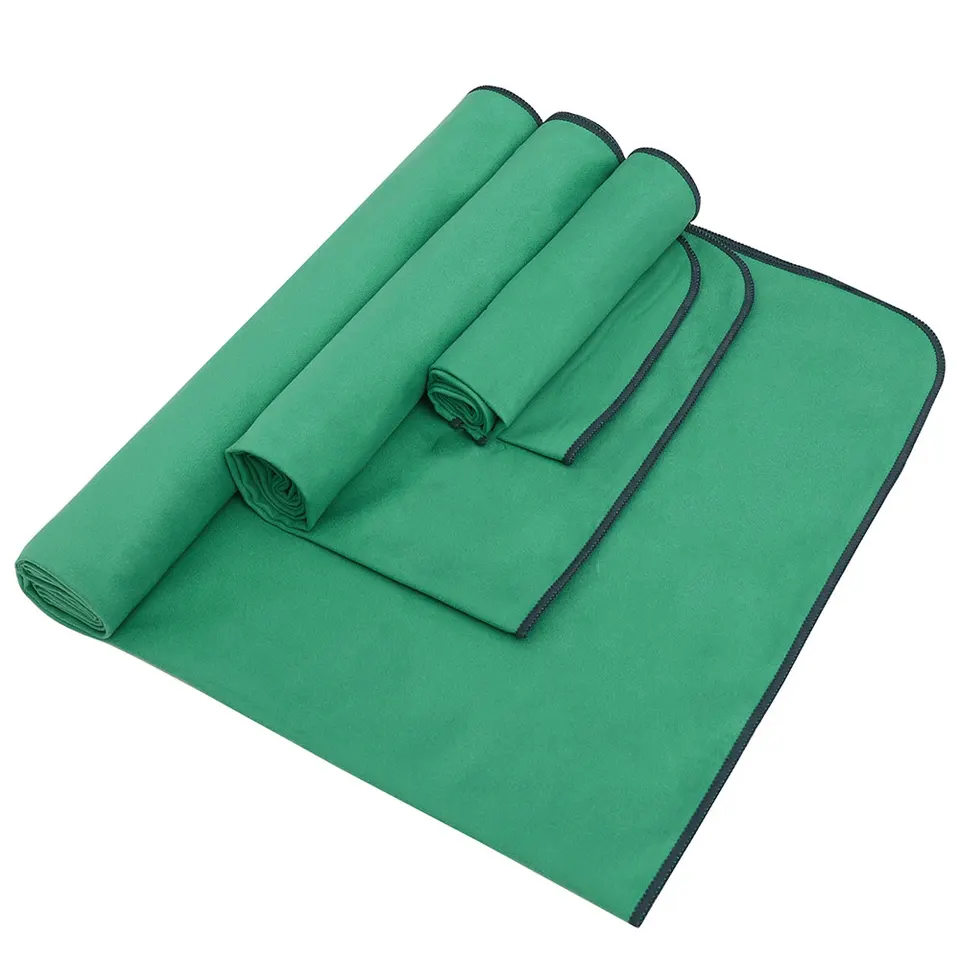 Antimicrobial Quick Dry Microfiber Custom Gym Sports Towel Rectangle Shape
