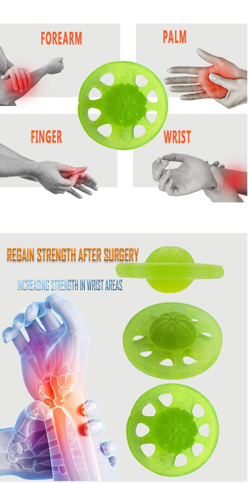 Cushioned Soft ‎Silicone Hand Finger Grip Strengthener Adjustable Resistance Levels
