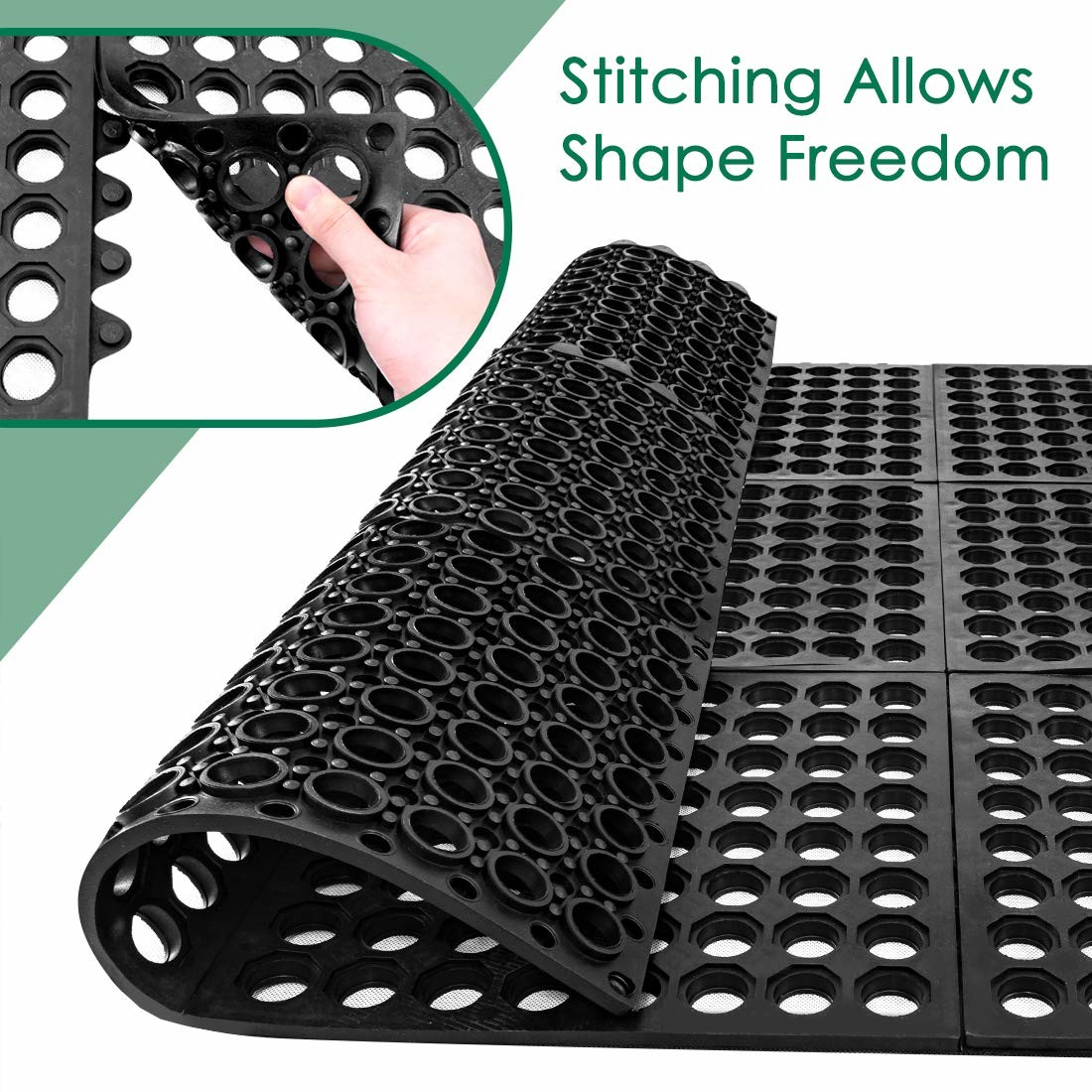 Interlocking Antifatigue Mats With Holes Anti Fatigue Mat