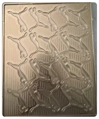 Professional Embossing Ink Stamp for Fabric Branding with Custom Design