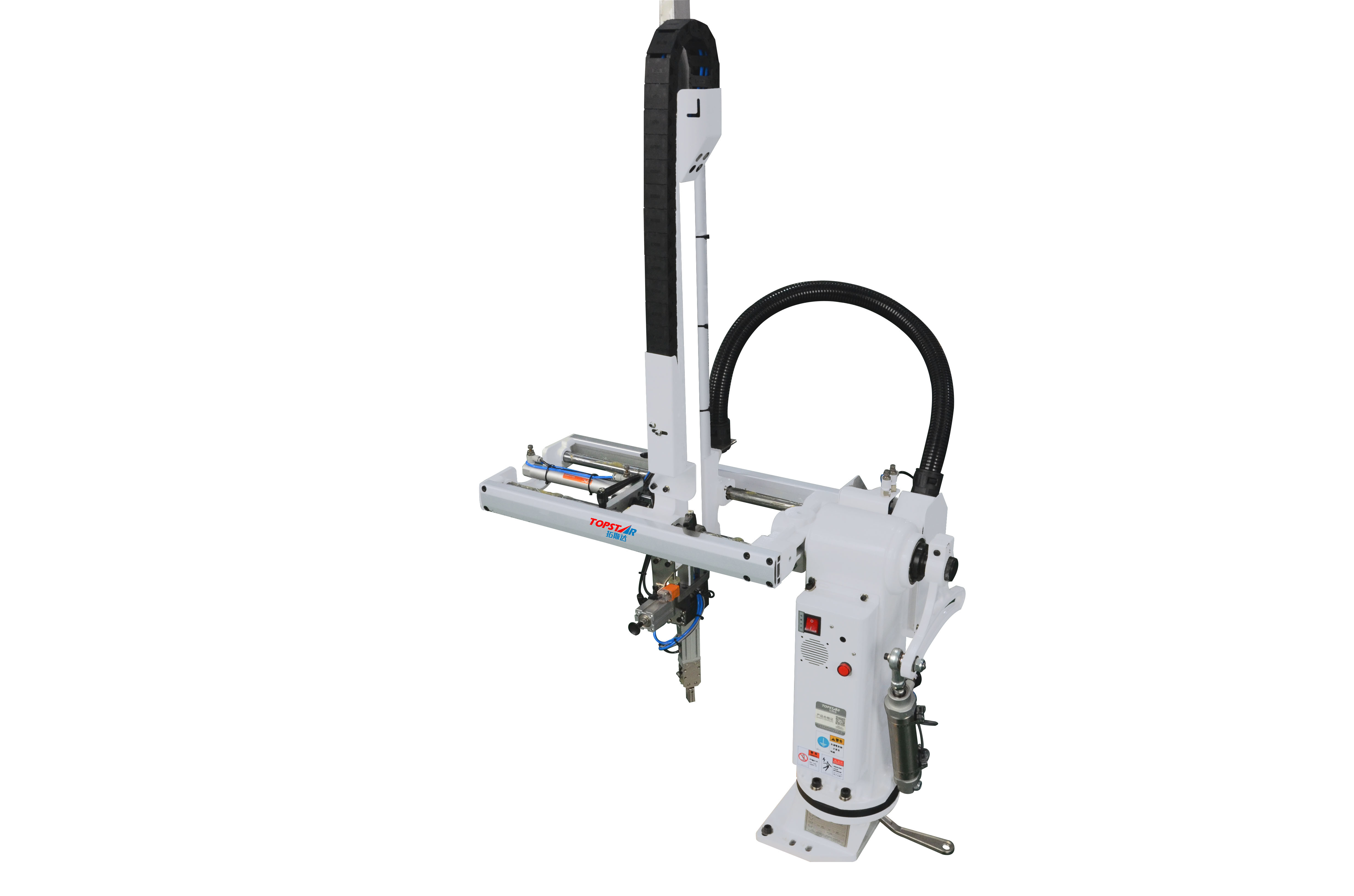 High Efficiency Swing Arm Robot , Injection Moulding Industrial Robotic Arm