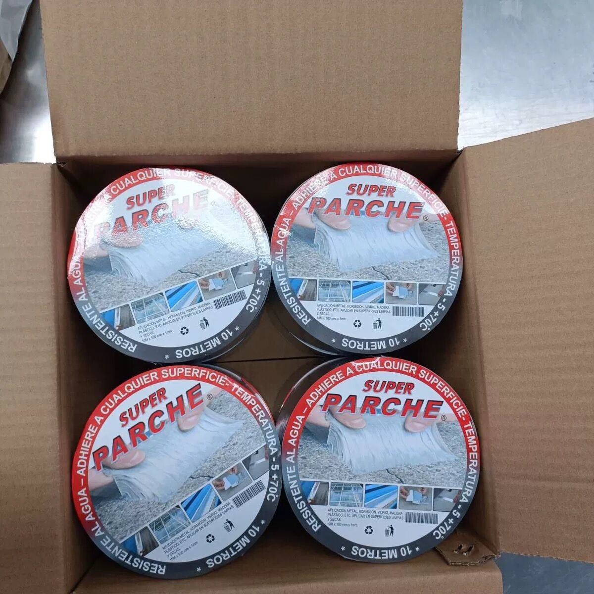 Self-Adhesive Silver Butyl Rubber Tape For Sealing With 0.8mm-2.0mm Thickness