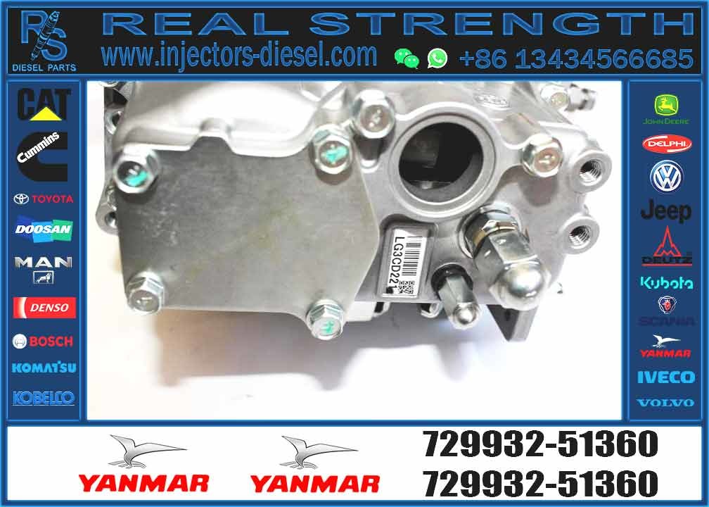 Excavator Accessories 4D98 4TNV98 4TNV94 Engine Fuel Injection pump 729932-51360 729974-51370 729974-51400 729939-51320