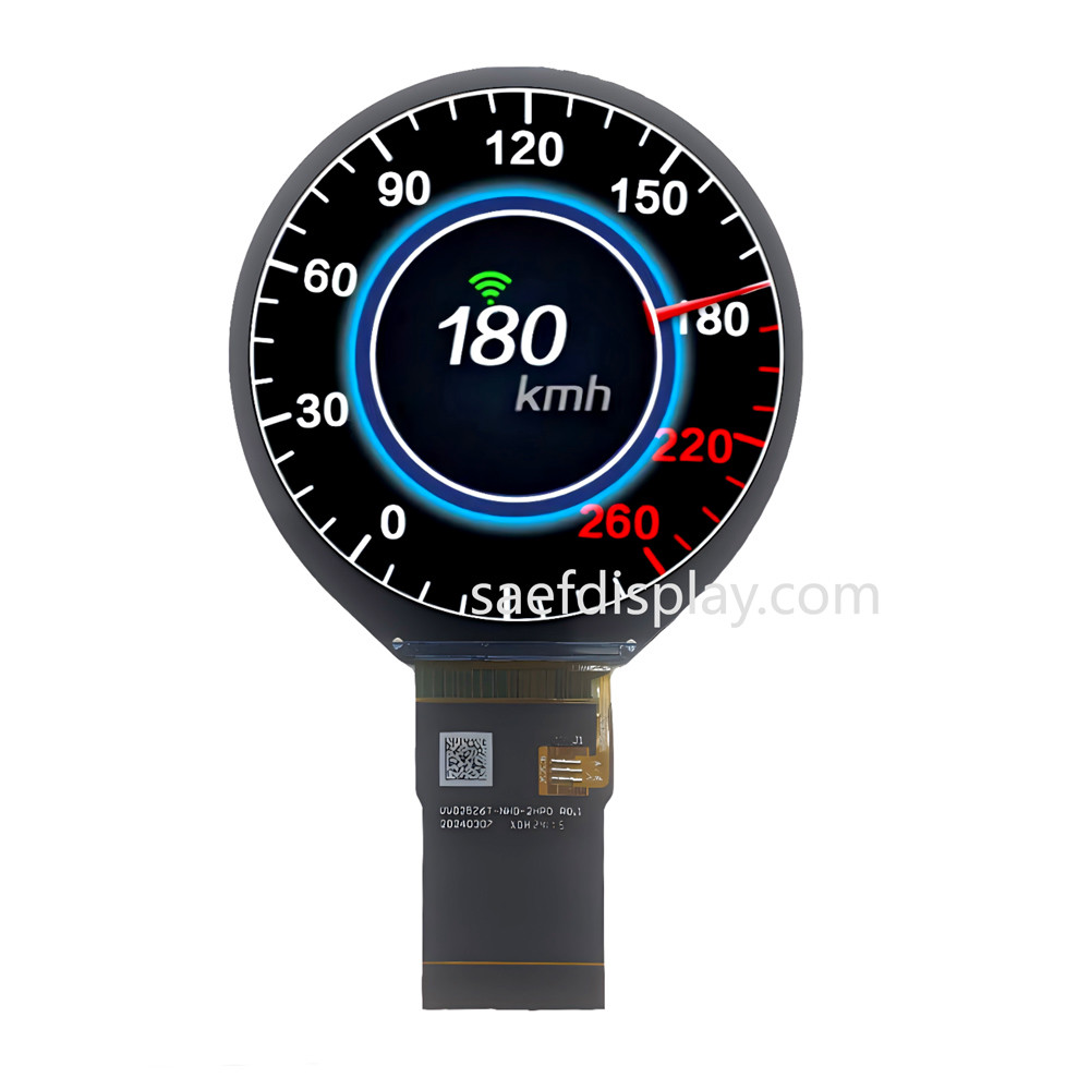 Automotive Grade 2.8 Inch Tft Display SPI+RGB Interface 480*480 Round Circular LCD Screen