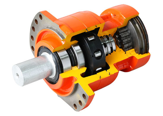 3400-4100 N.M Torque Low Speed High Torque Hydraulic Motor Poclain MSE08