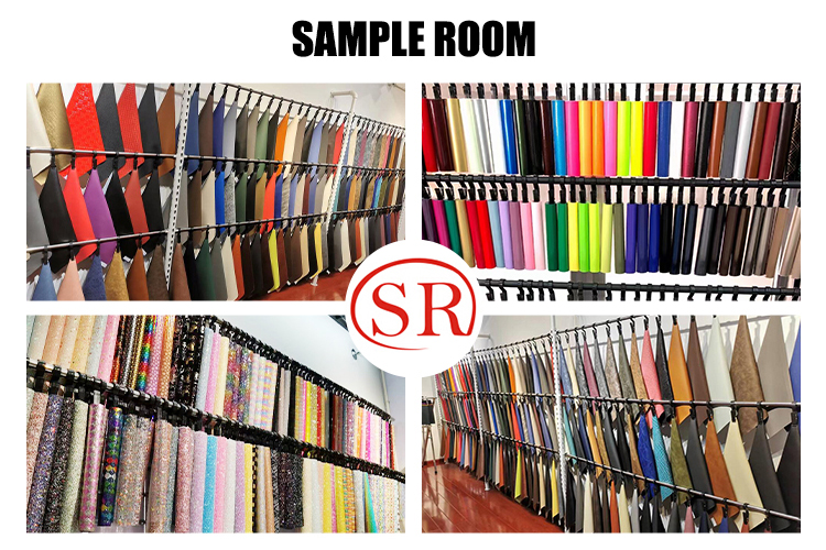 New Design Two Tones Printing Fabric Iridescent Pu Synthetic Leather Pu Leather for Shoe Lining
