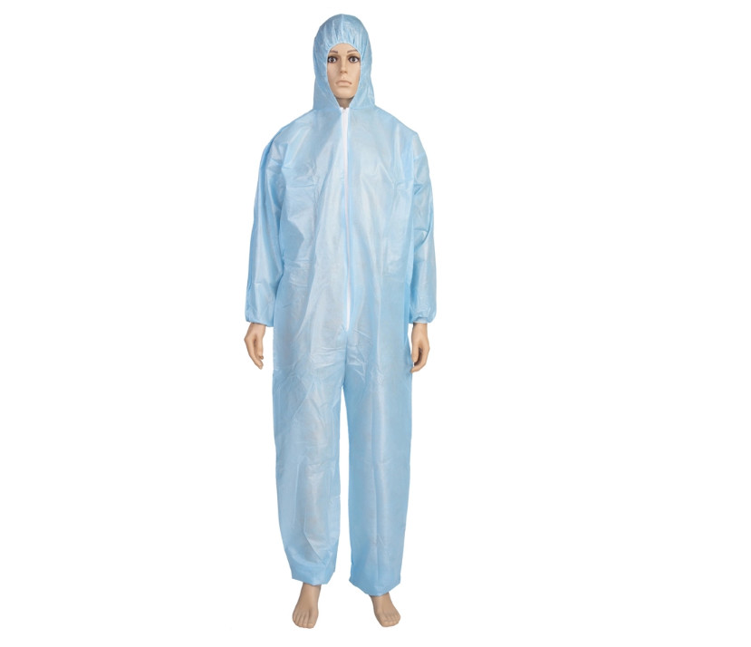 Hospital Microporous Disposable Protective Clothing with Hood