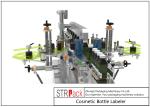 High Precision Double Sides Juice Bottle Labeling Machine With Advanced