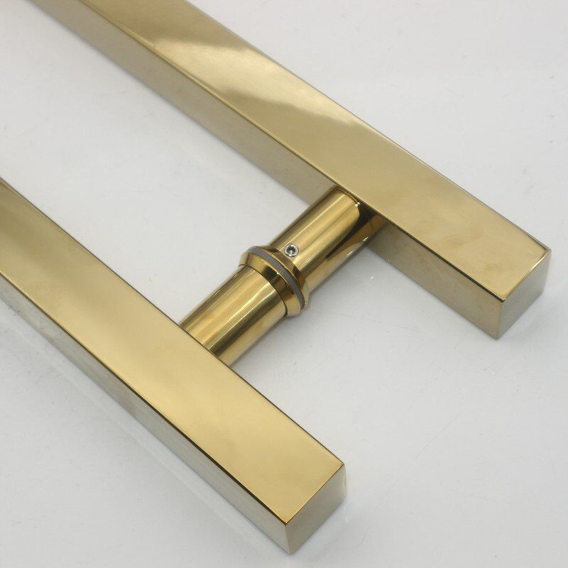 Add a Touch of Gold to Your Bathroom with Stainless Steel Shower Glass Door Handles