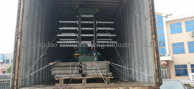 Frame Style Paving Rubber Tile Making Machine With 600mm Stroke