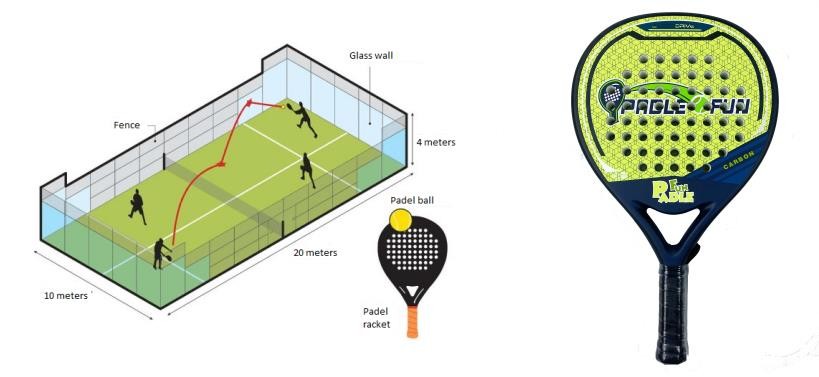 Design Beach Tennis Paddles Carbon Fiber Matt Paddle Tennis Racket