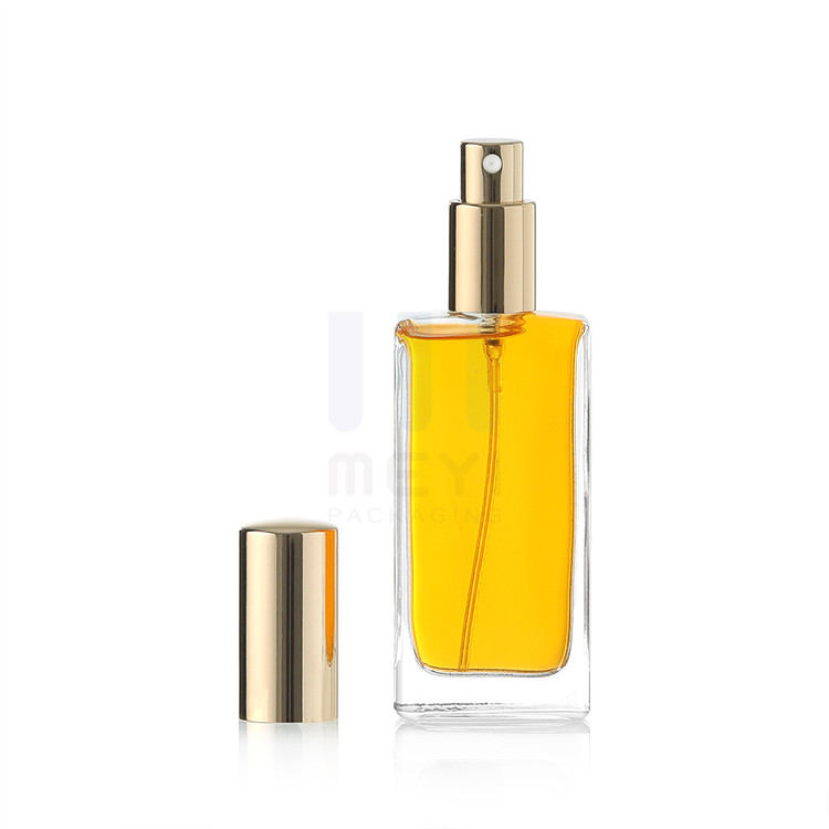 Lightweight Perfume Bottle Caps In Gold Aluminum Color With Crimp Version Neck Finish