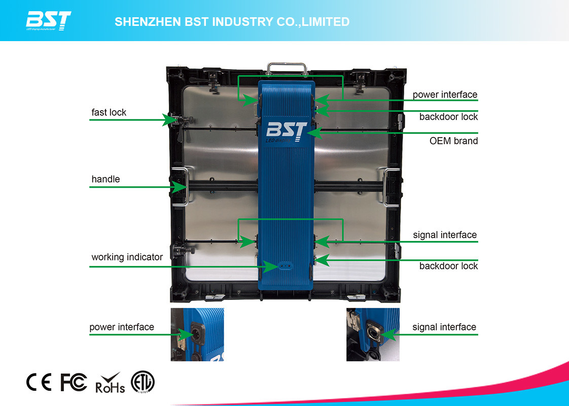 High Resolution Outdoor Rental Led Display Stage Led Screen 8mm Pixel Pitch