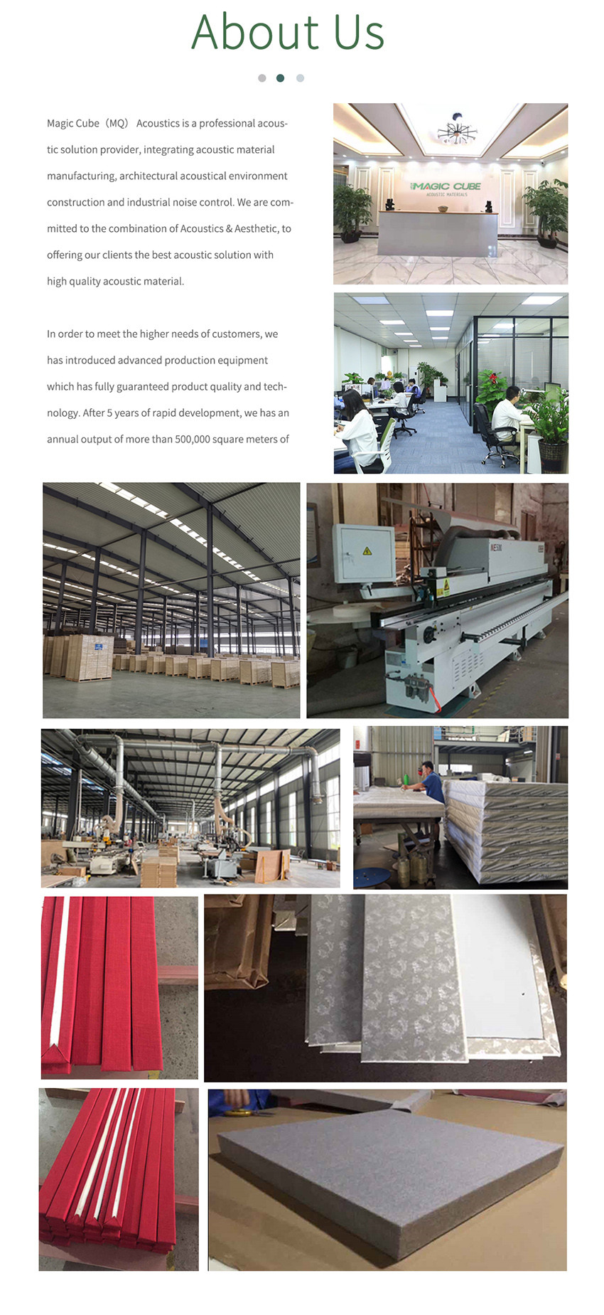 25mm Thickness Fabric Wrapped Sound Panels Reduce Echo for Conference Hall