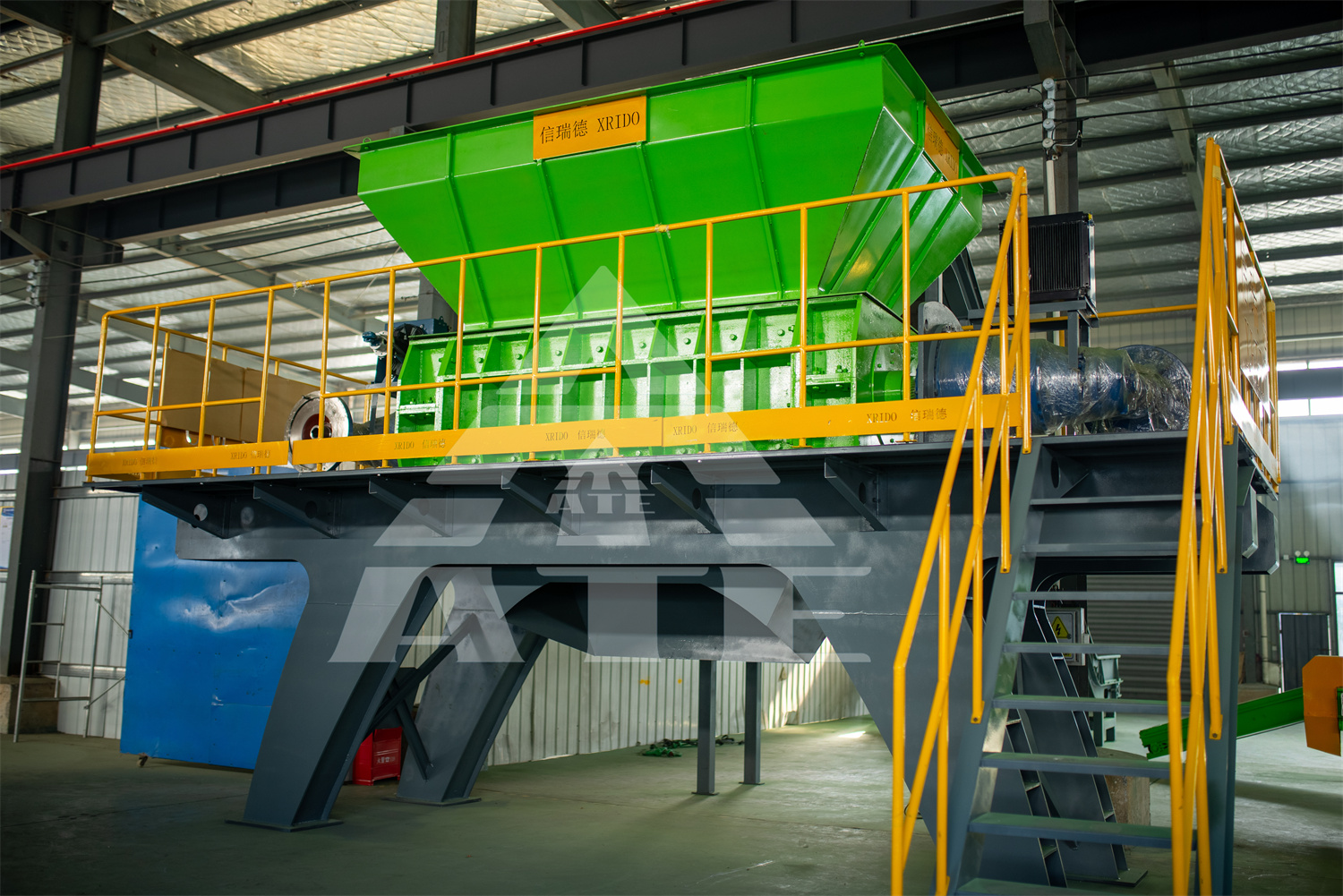 Refrigerator Waste Motor Metal Shredder Double Shaft Scrap Crusher Machine