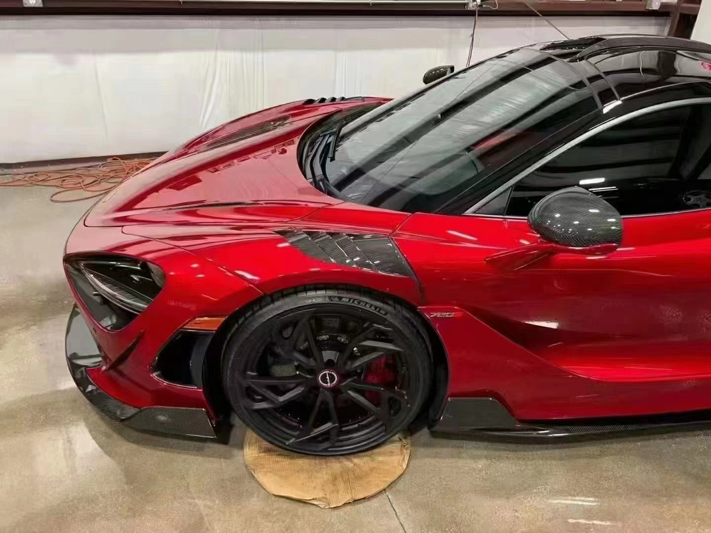Carbon Fiber Mclaren Wide Body RYFT Style Lip Diffuser Spoiler Body Kit