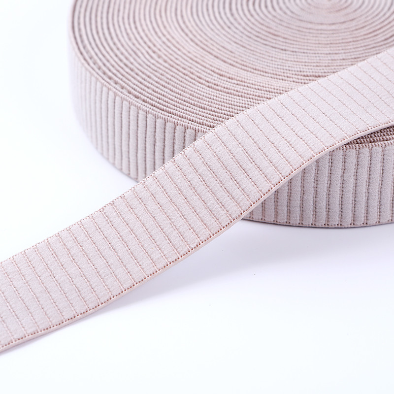 Custom Striped Waistband Nylon Elastic Band For Garment