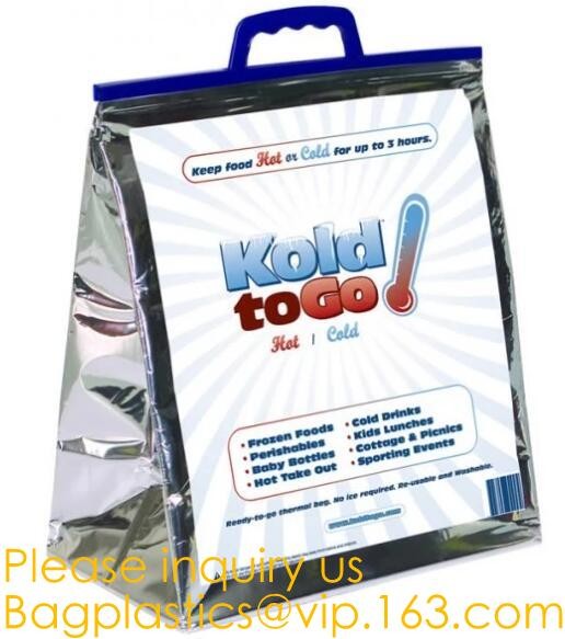 custom bulk waterproof large soft folding food delivery picnic lunch tote grocery cooler bag aluminum foil thermal bags