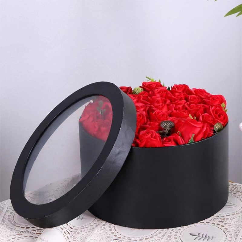 Custom Printed Wedding Gift Flower Box Sturdy Hard Paper Cardboard Empty Box for Gift