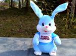 Funny Singing and Talking Plush Toys with Moving Ear Easter Bunny