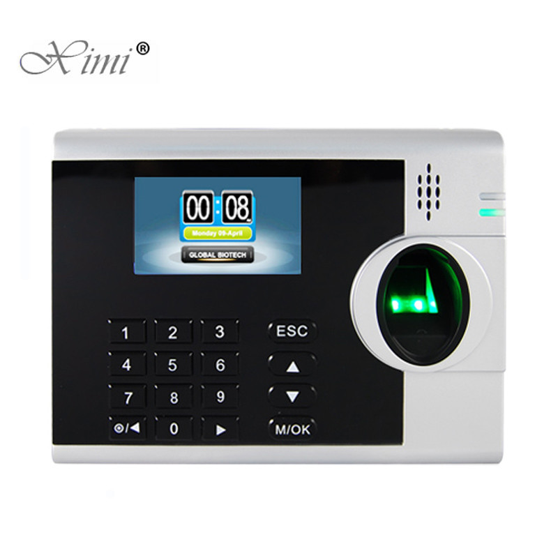 XM218 TCP/IP Internet Adms Remote Control Biometric Fingerprint Time And Attendance With Printer Function