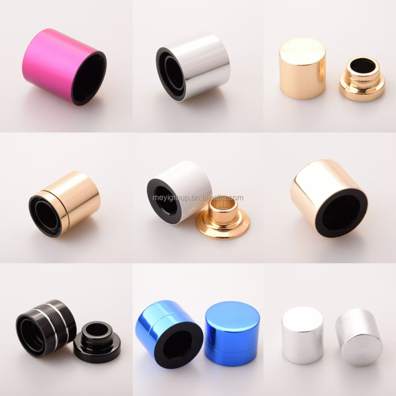 Custom Aluminum Perfume Cap for FEA 15mm Crimp Pump Sealing