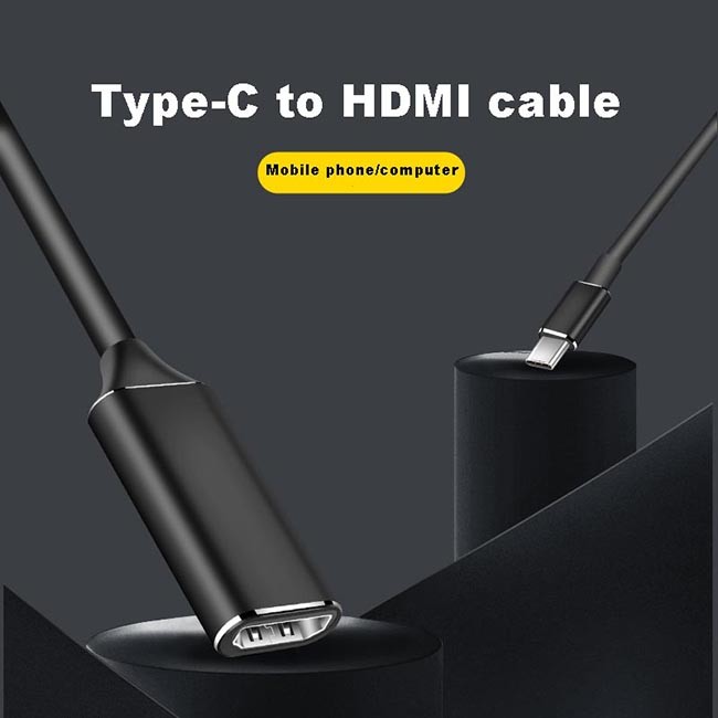 18cm 4K 30HZ USB Hub Adapter Huawei Samsung Macbook To TV Projector